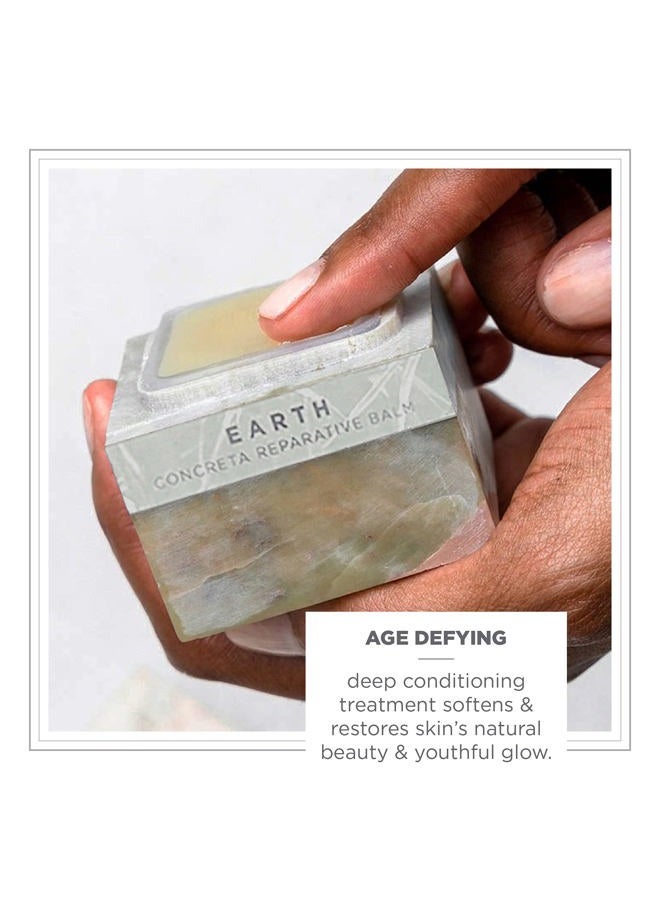 zents Concreta, Firming Repair Balm and Skin Salve for Hands and Feet, With Pure Organic Shea Butter and Organic Coconut Oil in Soapstone,1.25 fl oz/37.5 millileters (Earth) - Image 2